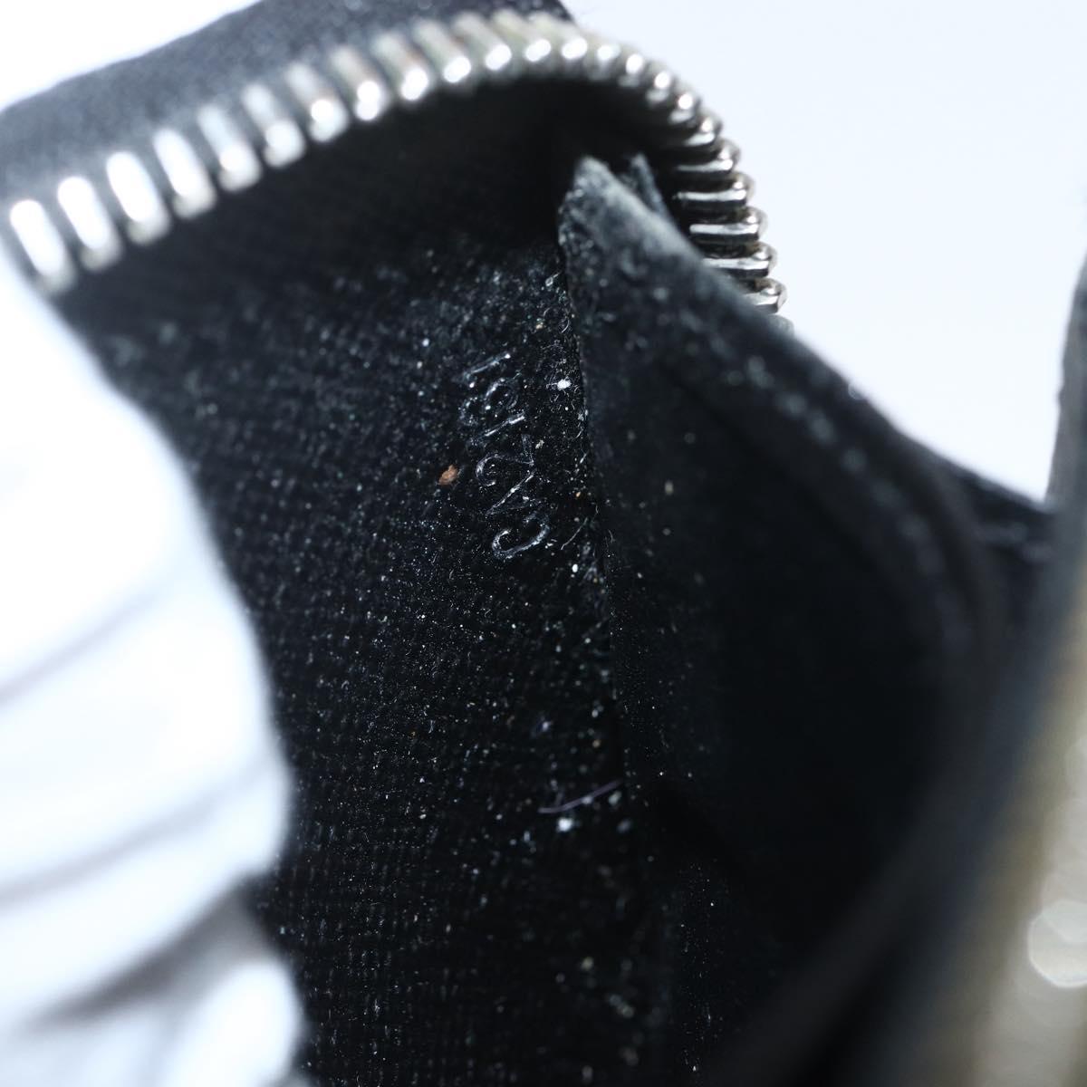 LOUIS VUITTON Epi Zippy Wallet Long Wallet Black M64838 LV Auth bs32820