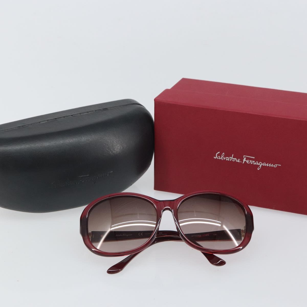 Salvatore Ferragamo Sunglasses plastic Red Auth bs32845