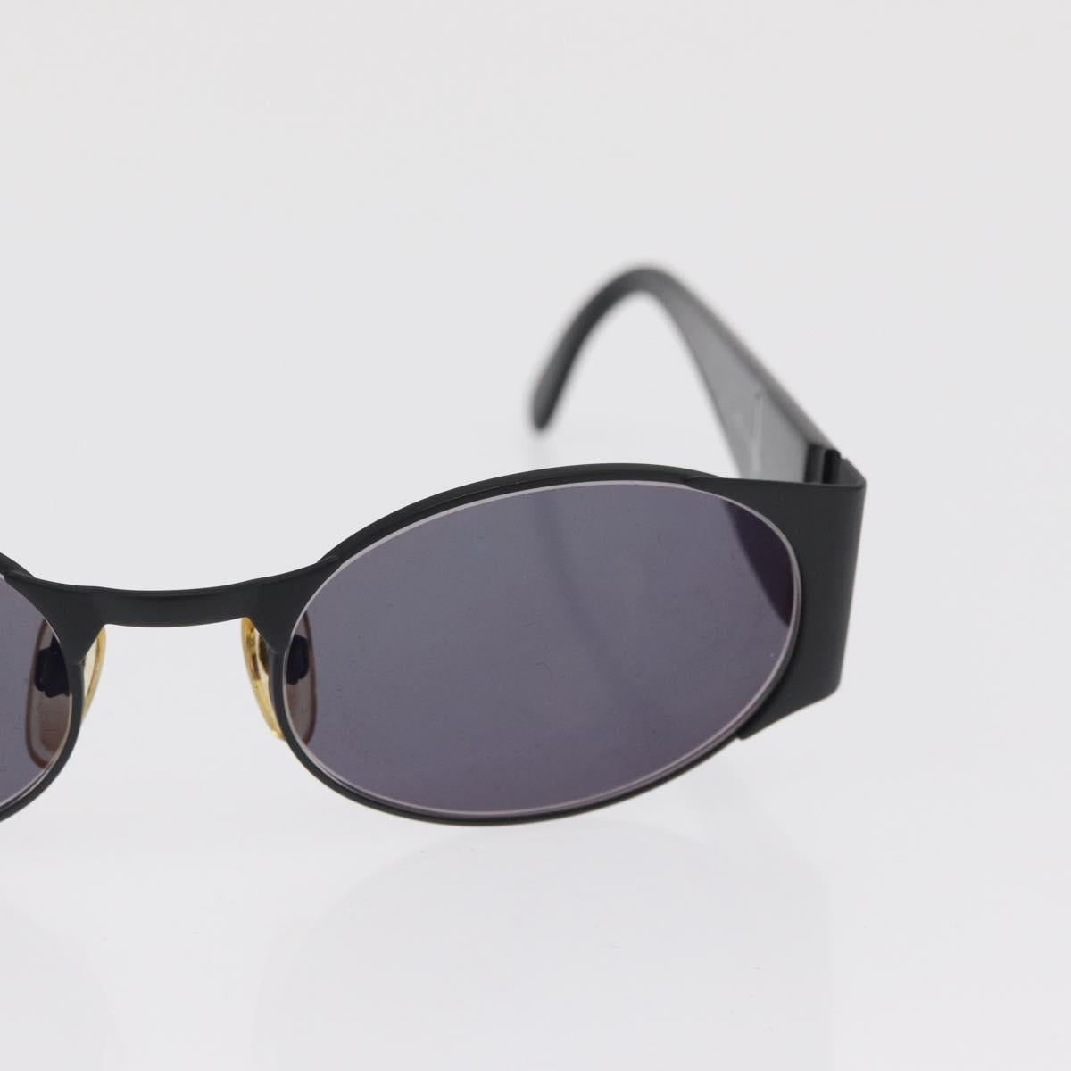 CHANEL Sunglasses plastic Black CC Auth bs32852