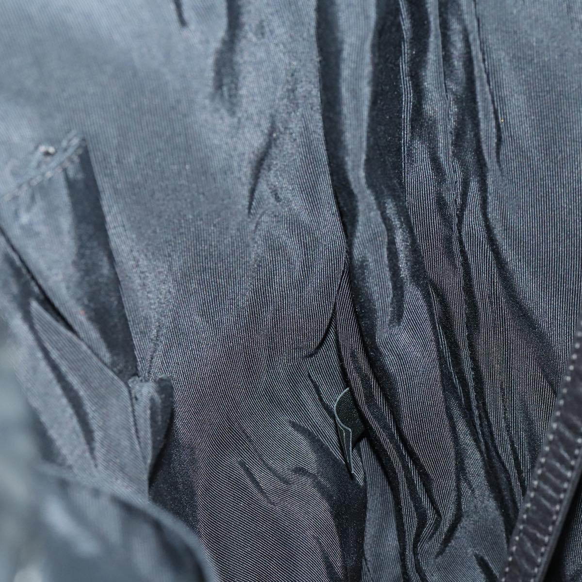 CHANEL Unlimited Tote Bag Nylon Silver CC Auth bs32854