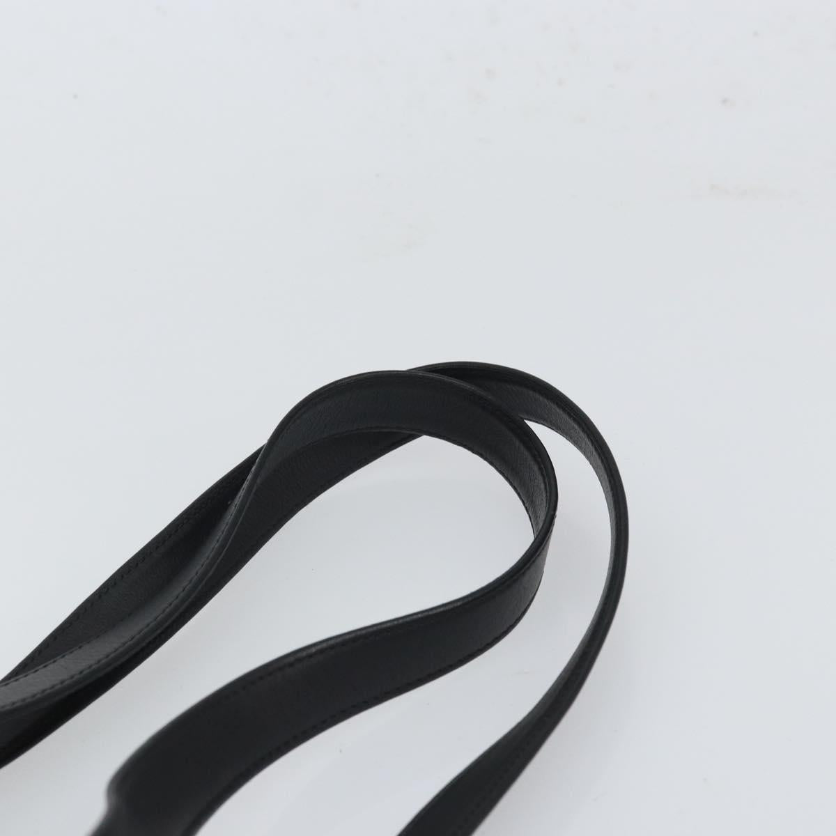 LOEWE Tote Bag Vinyl Black Auth bs32880