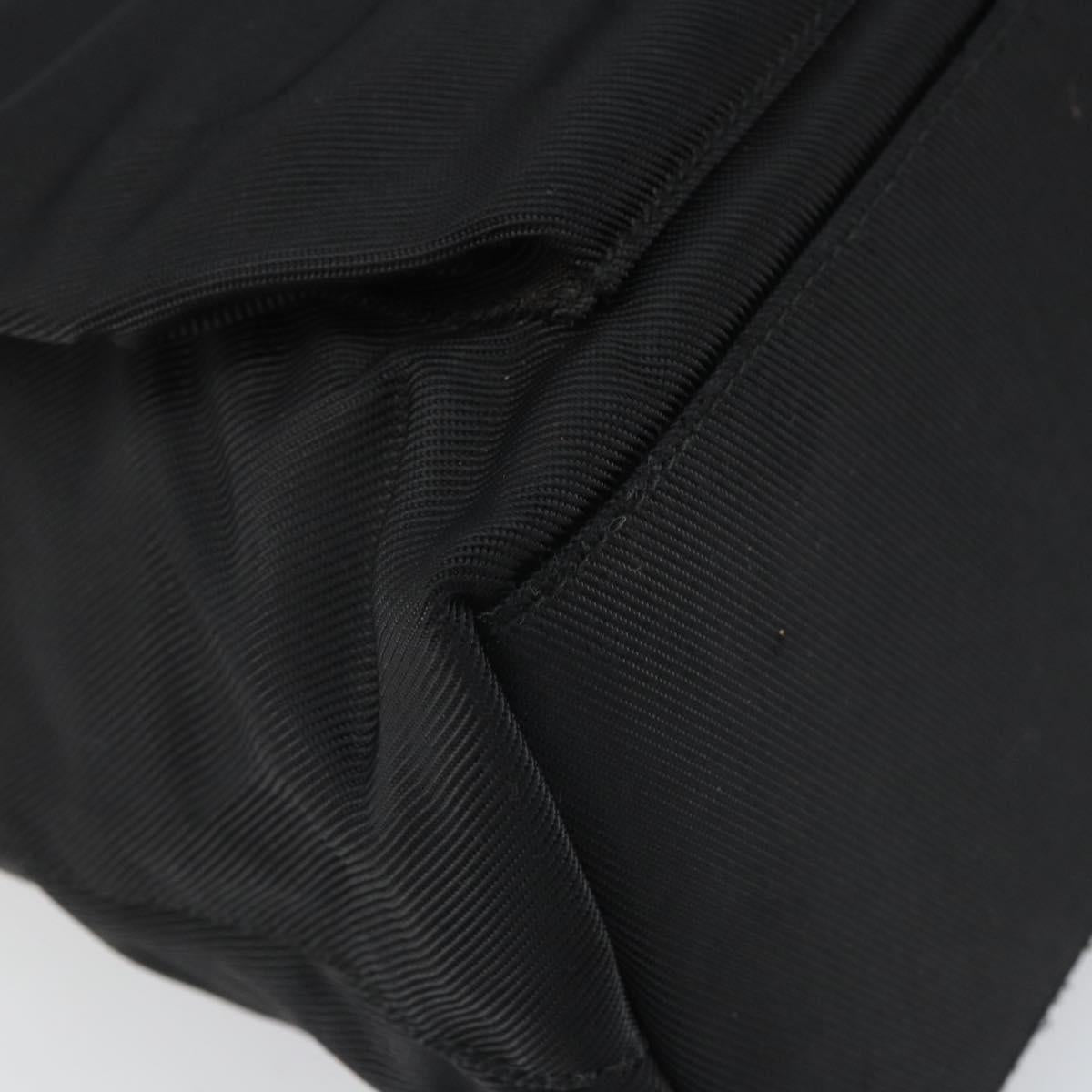 GUCCI Bamboo Hand Bag Canvas Black Silver 002 2122 0508 Auth bs32890