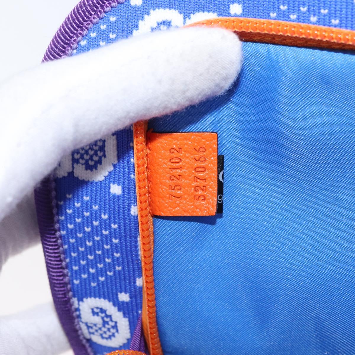 GUCCI Waist bag Nylon Purple Silver 752102 Auth bs32891V