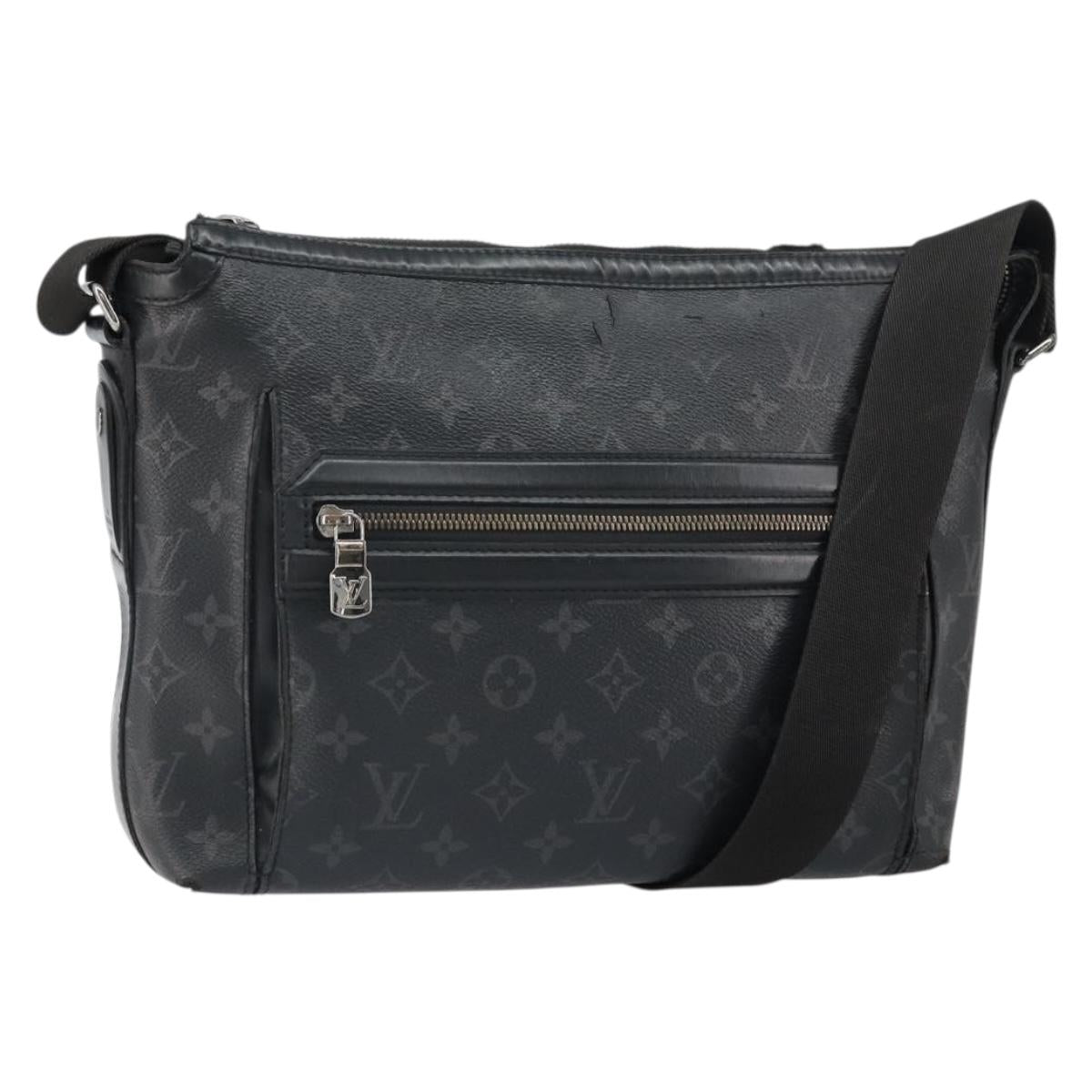 LOUIS VUITTON Monogram Eclipse Odyssey Messenger PM Bag M44223 LV Auth bs32897