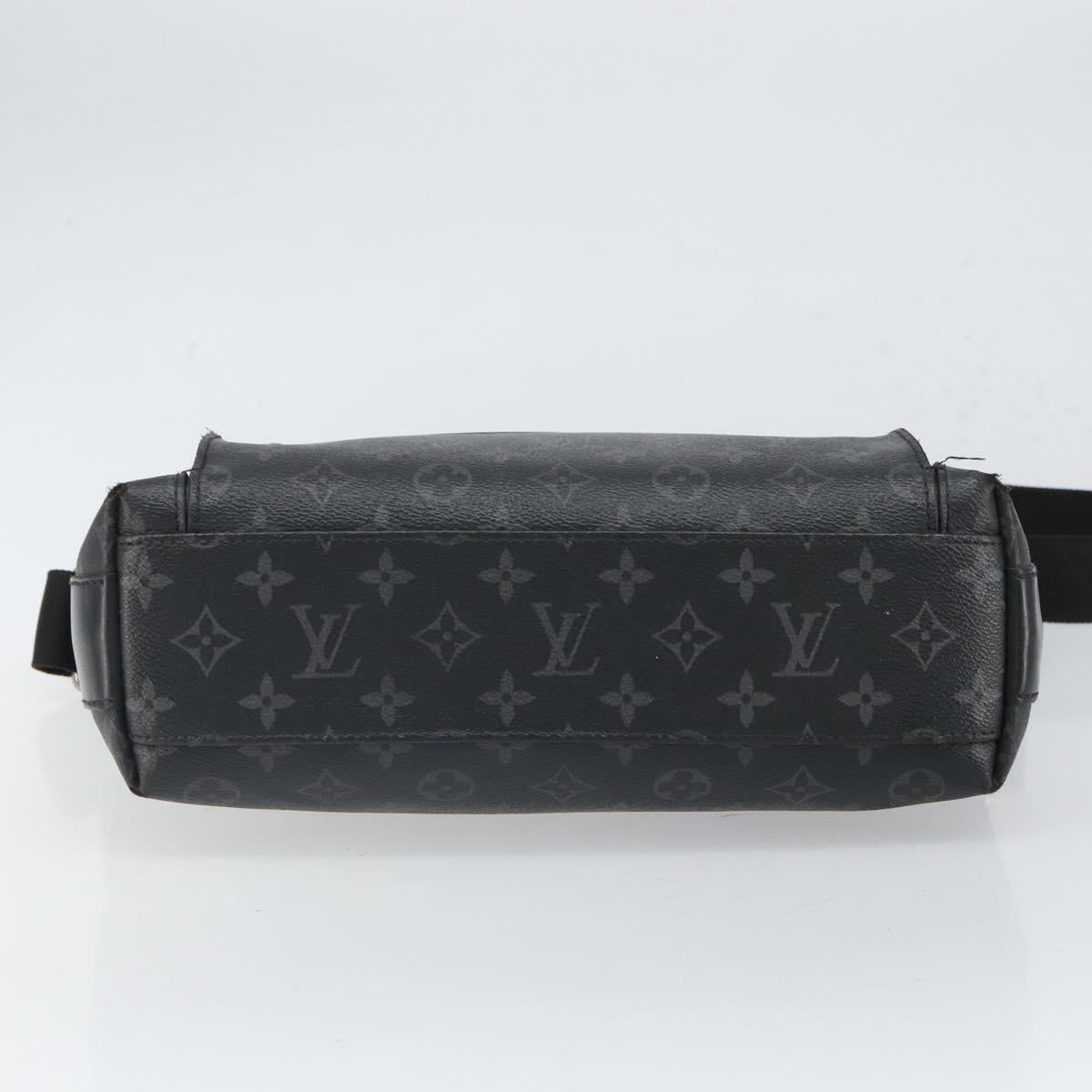 LOUIS VUITTON Monogram Eclipse Odyssey Messenger PM Bag M44223 LV Auth bs32897