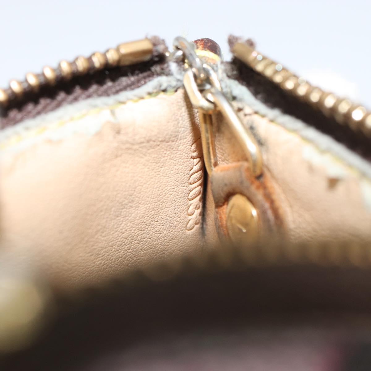 LOUIS VUITTON Monogram Cherry Blossom Pochette Cles Purse M92015 LV Auth bs32899