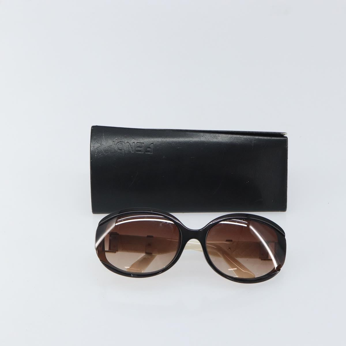 FENDI Sunglasses plastic Brown Auth bs32913