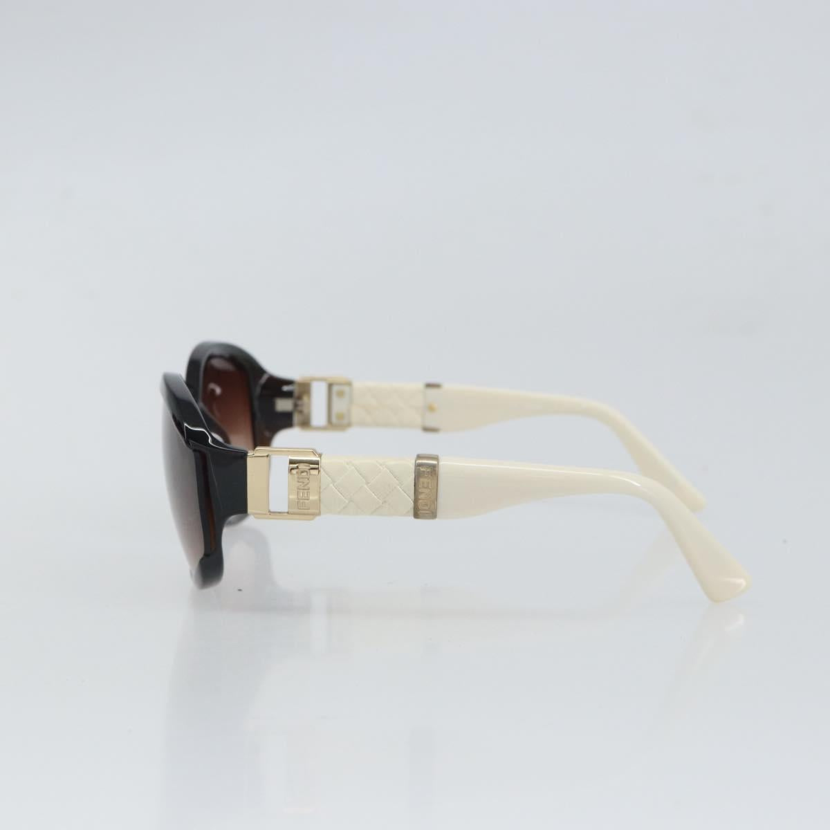 FENDI Sunglasses plastic Brown Auth bs32913