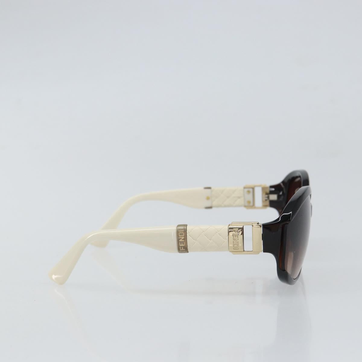 FENDI Sunglasses plastic Brown Auth bs32913
