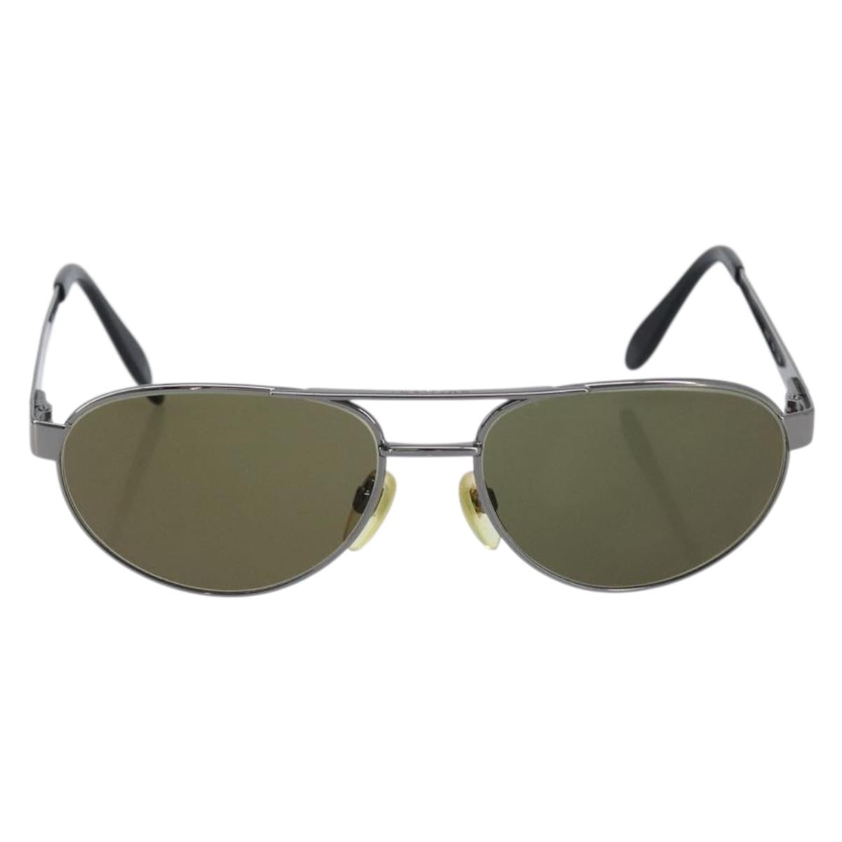 BVLGARI Sunglasses Metal Brown Auth bs32914