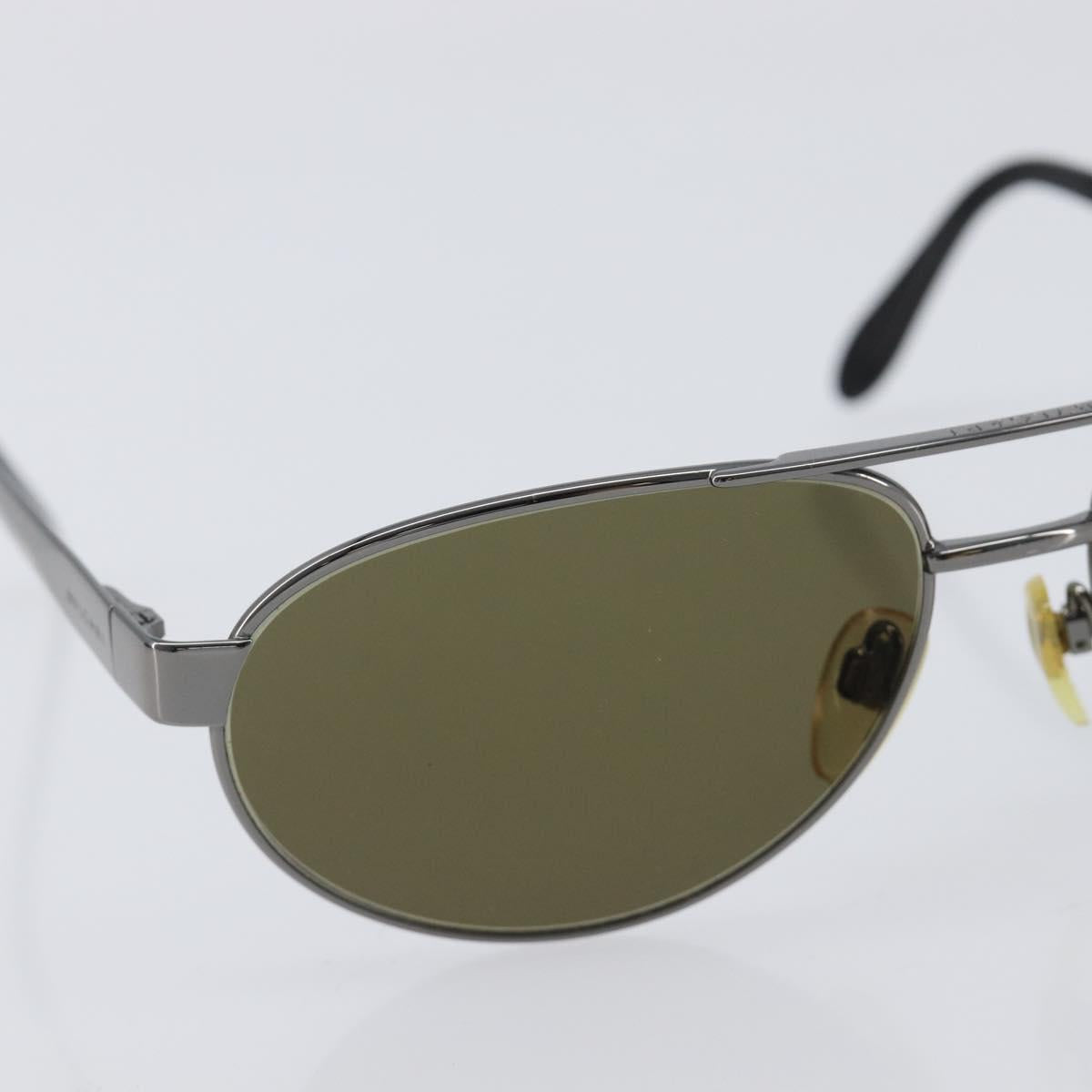 BVLGARI Sunglasses Metal Brown Auth bs32914