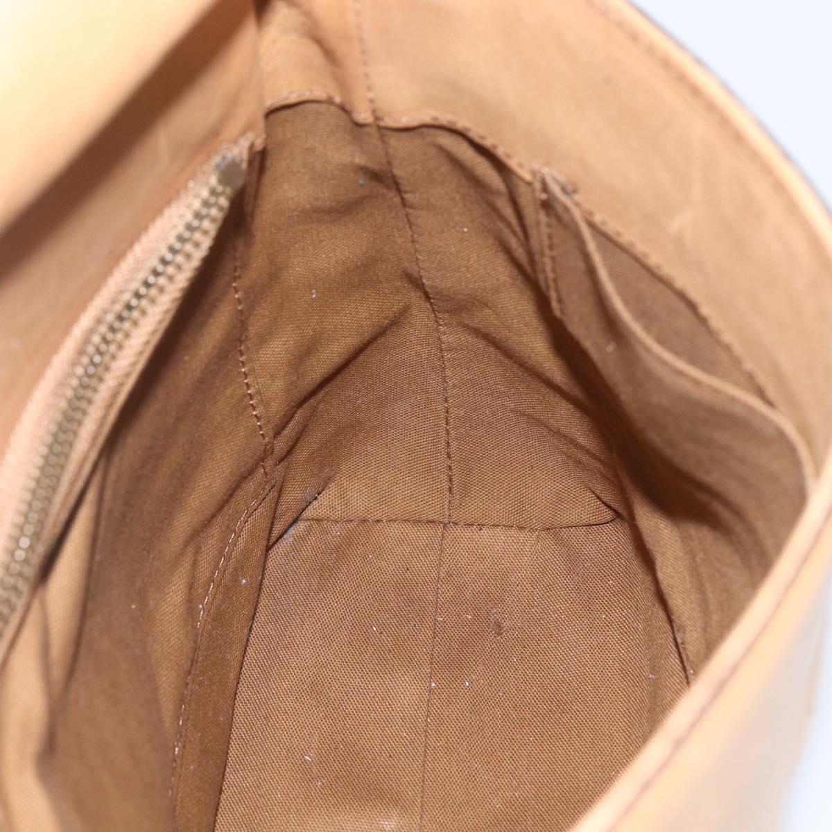 Chloe Shoulder Bag Leather Beige Auth bs32925