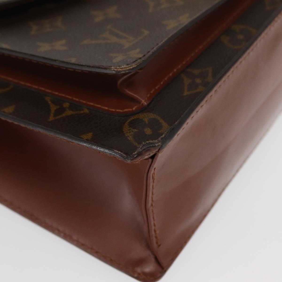 LOUIS VUITTON Monogram Monceau Hand Bag 2way M51185 LV Auth bs32927