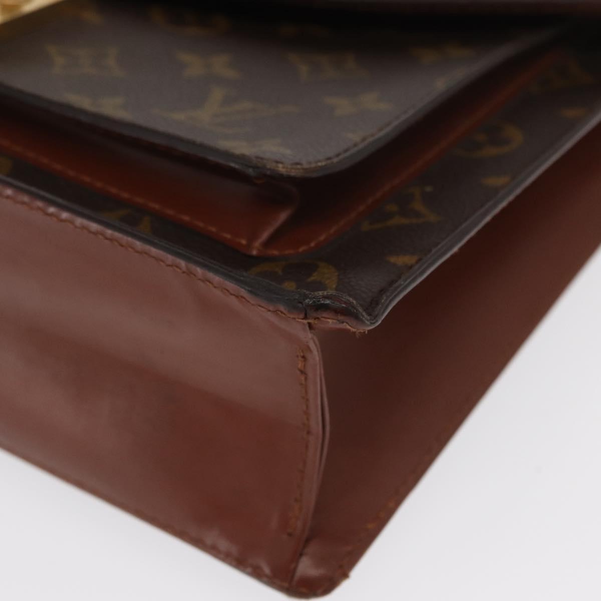 LOUIS VUITTON Monogram Monceau Hand Bag 2way M51185 LV Auth bs32927