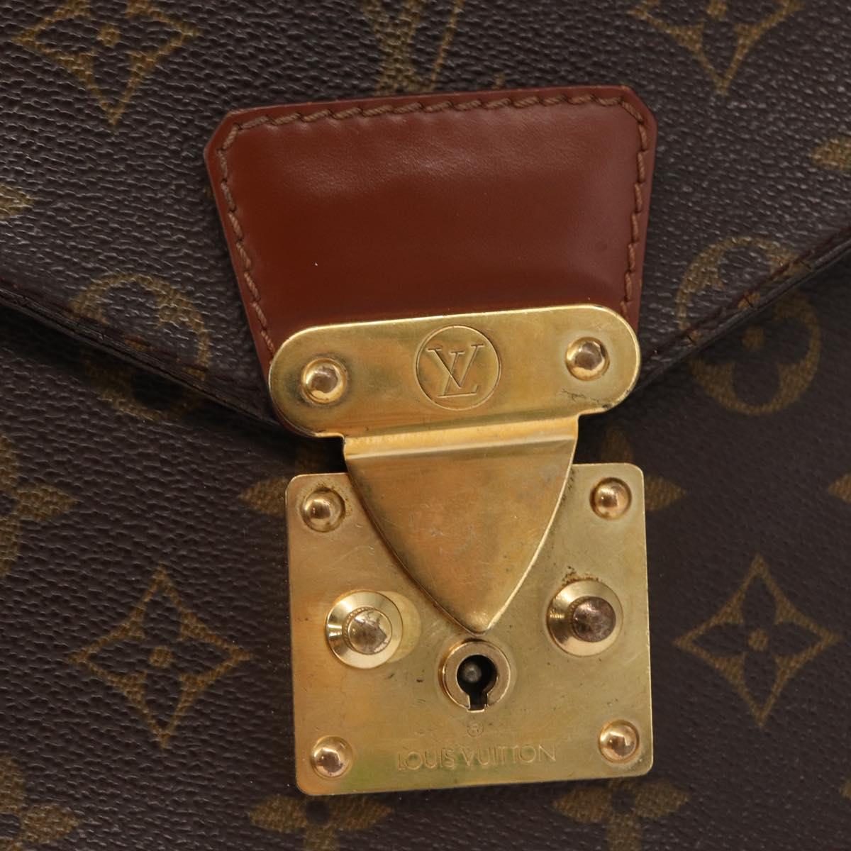 LOUIS VUITTON Monogram Monceau Hand Bag 2way M51185 LV Auth bs32927