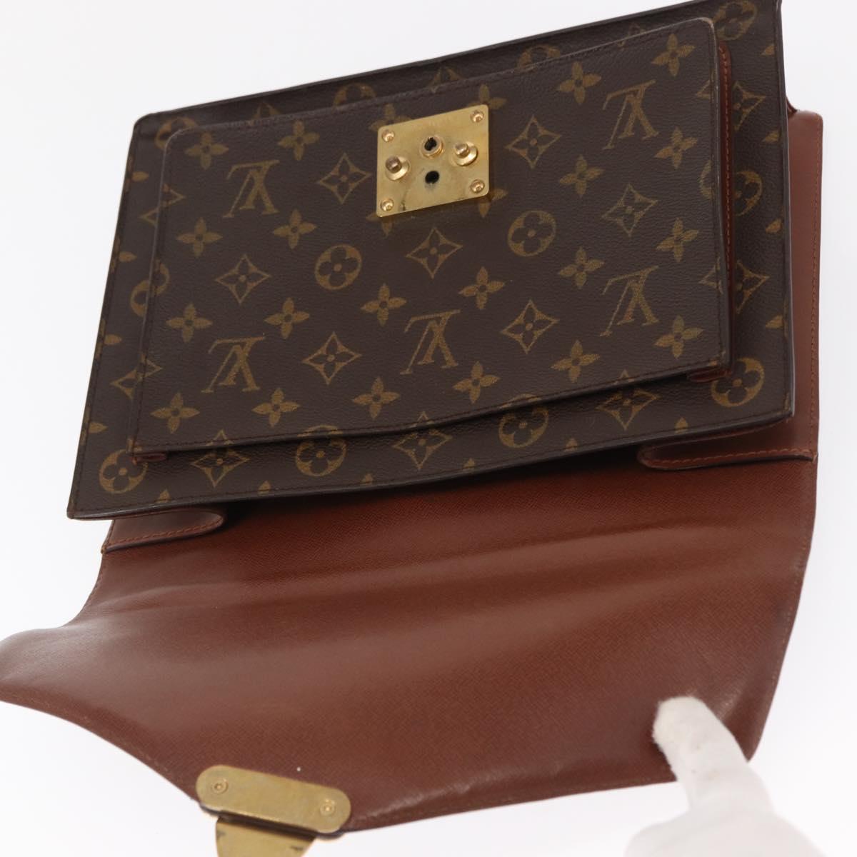 LOUIS VUITTON Monogram Monceau Hand Bag 2way M51185 LV Auth bs32927