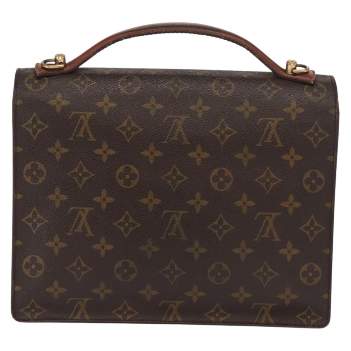 LOUIS VUITTON Monogram Monceau Hand Bag 2way M51185 LV Auth bs32927