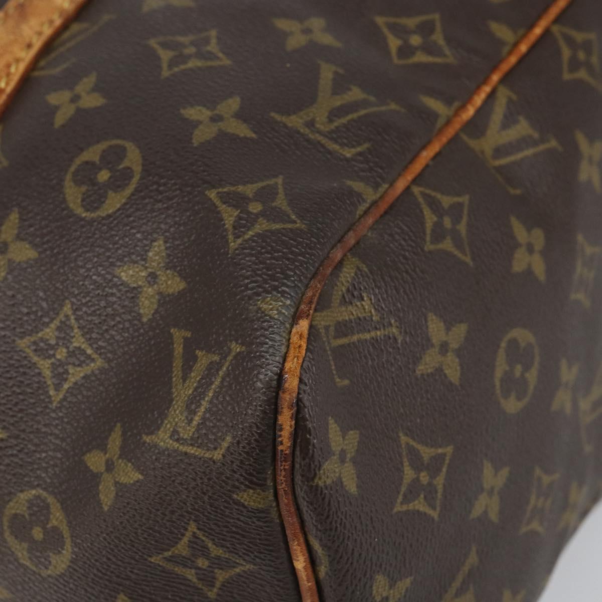 LOUIS VUITTON Monogram Sac Souple 35 Boston Bag M41626 LV Auth bs32932