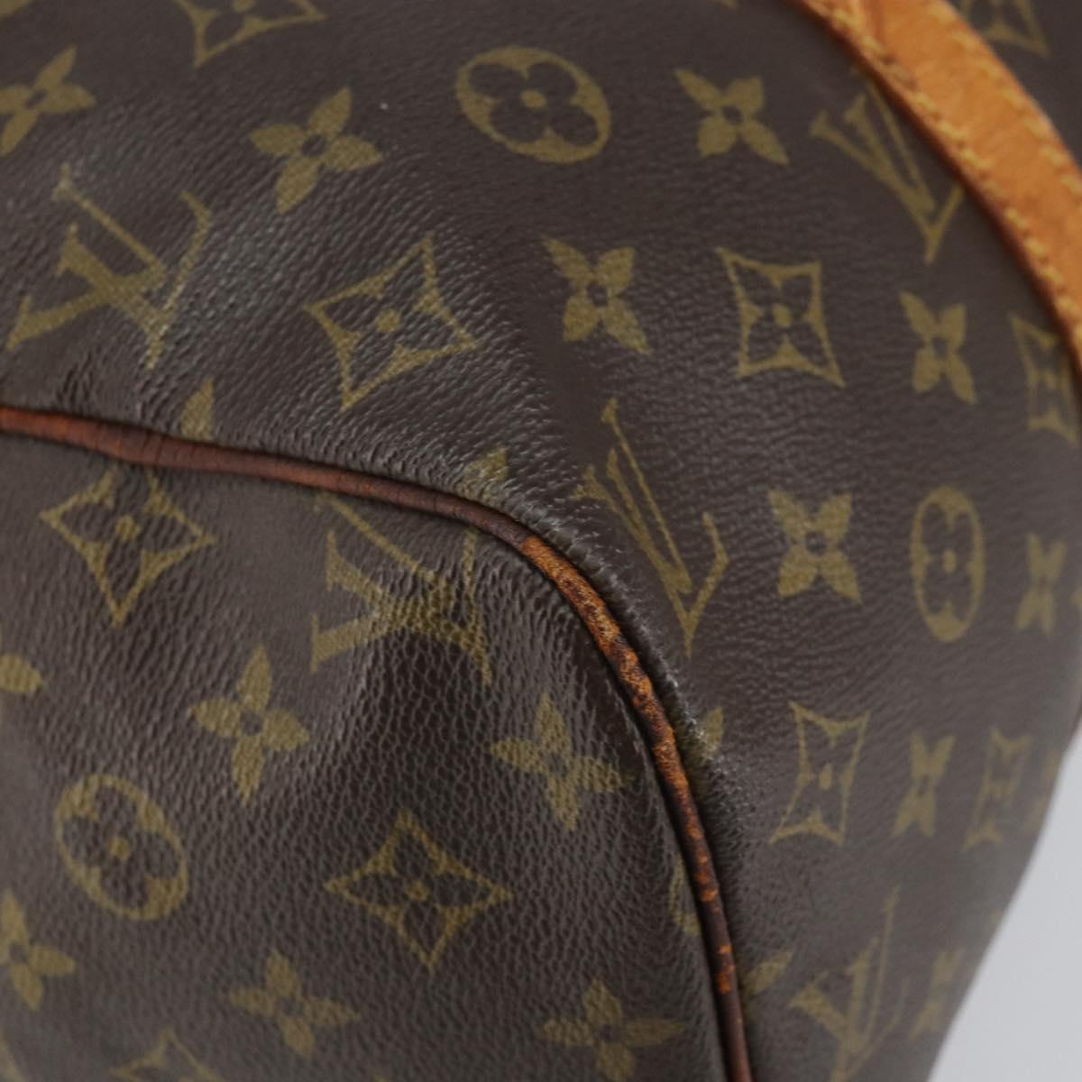 LOUIS VUITTON Monogram Sac Souple 35 Boston Bag M41626 LV Auth bs32932