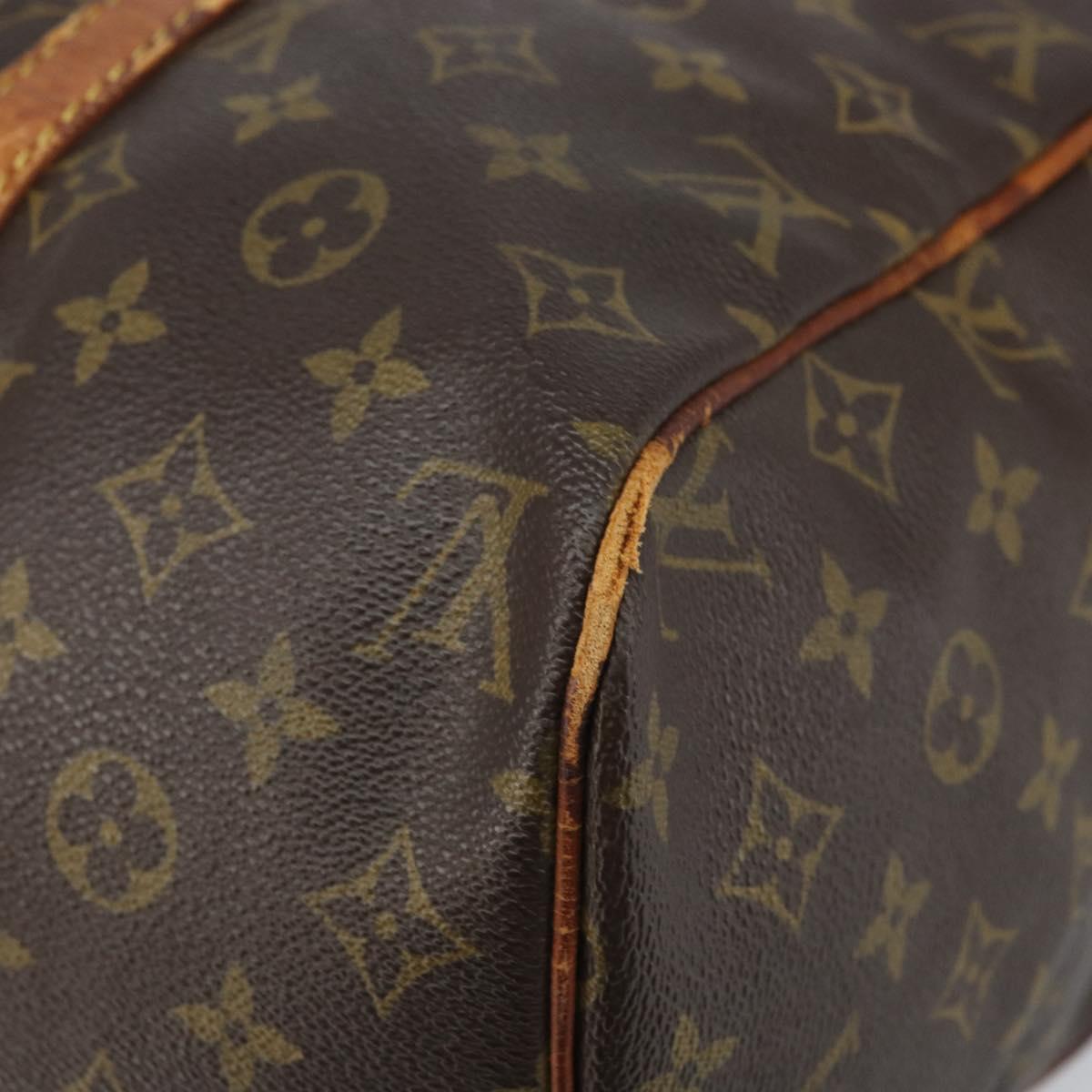 LOUIS VUITTON Monogram Sac Souple 35 Boston Bag M41626 LV Auth bs32932
