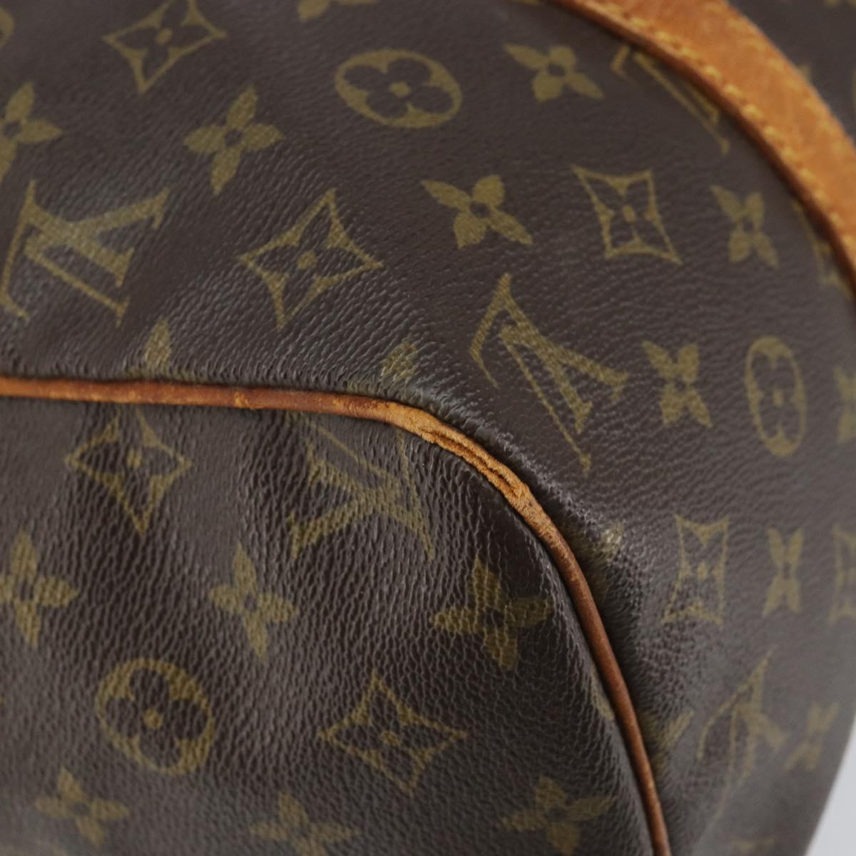 LOUIS VUITTON Monogram Sac Souple 35 Boston Bag M41626 LV Auth bs32932