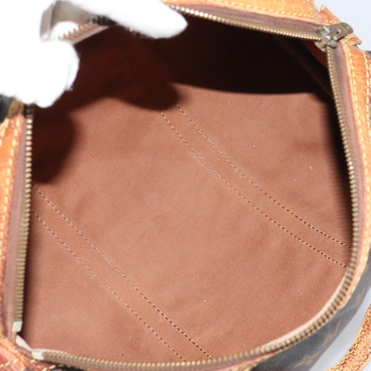 LOUIS VUITTON Monogram Sac Souple 35 Boston Bag M41626 LV Auth bs32932