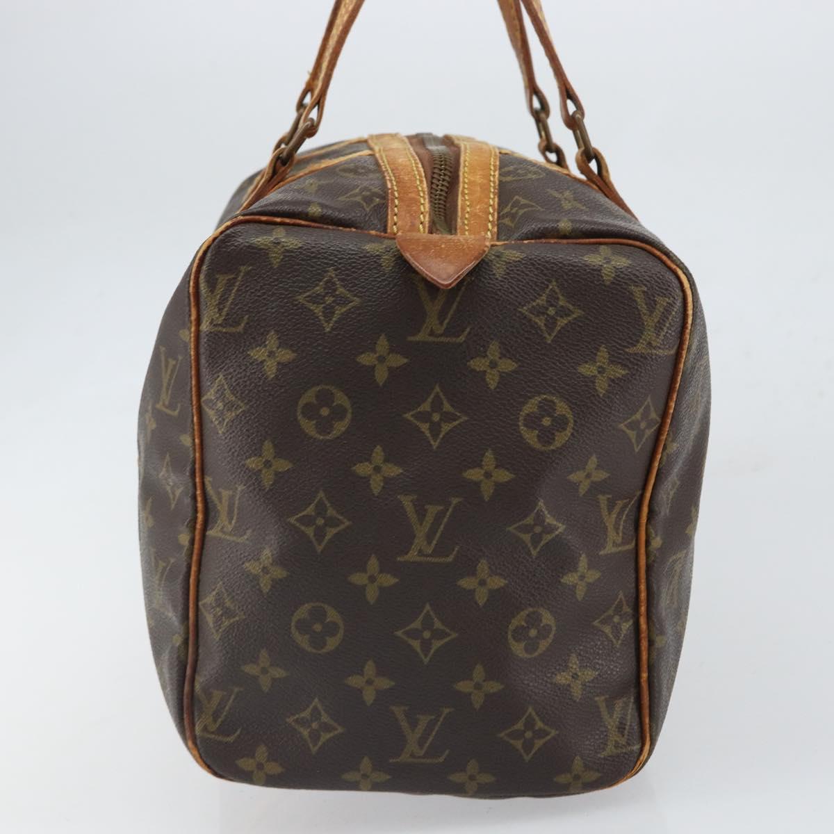 LOUIS VUITTON Monogram Sac Souple 35 Boston Bag M41626 LV Auth bs32932