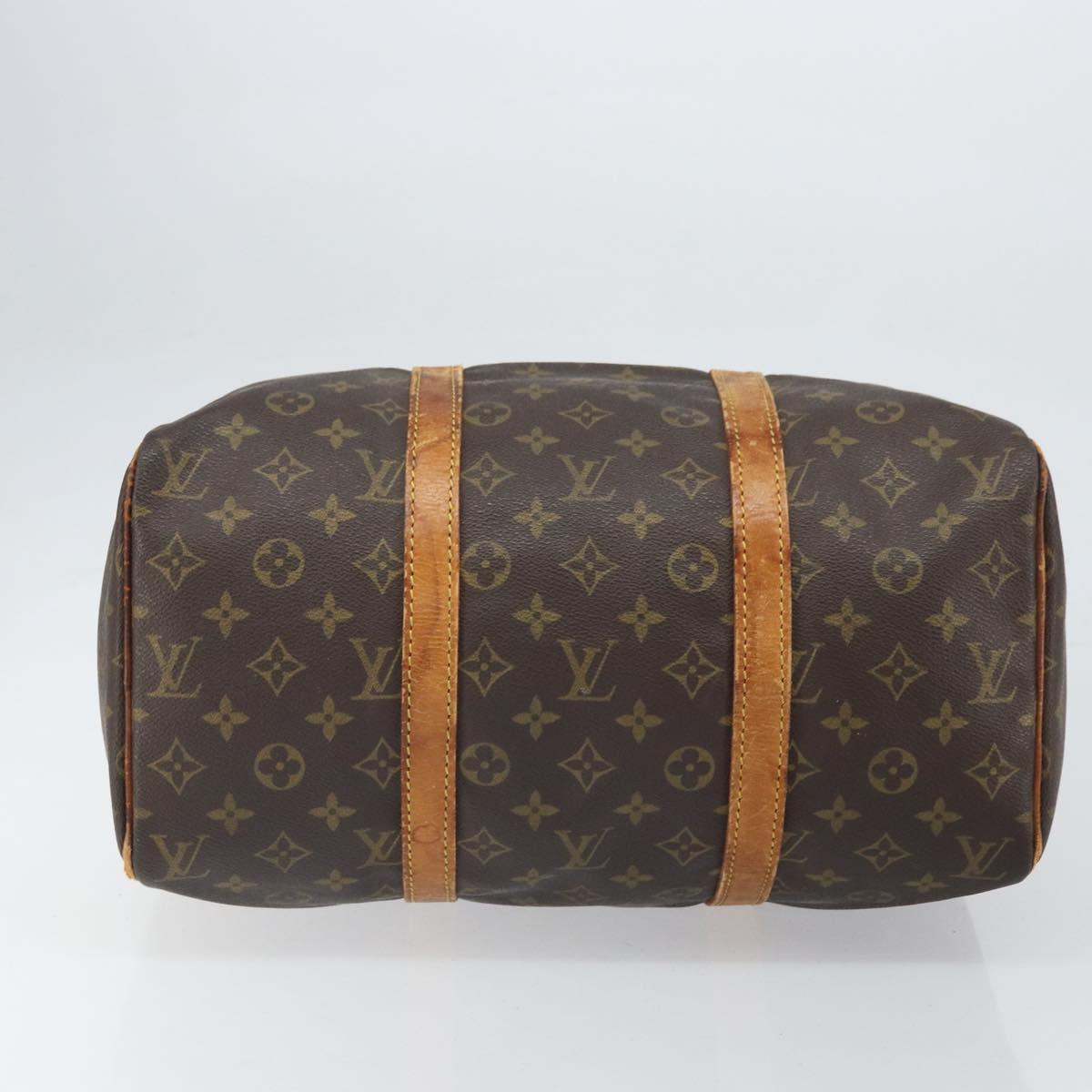 LOUIS VUITTON Monogram Sac Souple 35 Boston Bag M41626 LV Auth bs32932