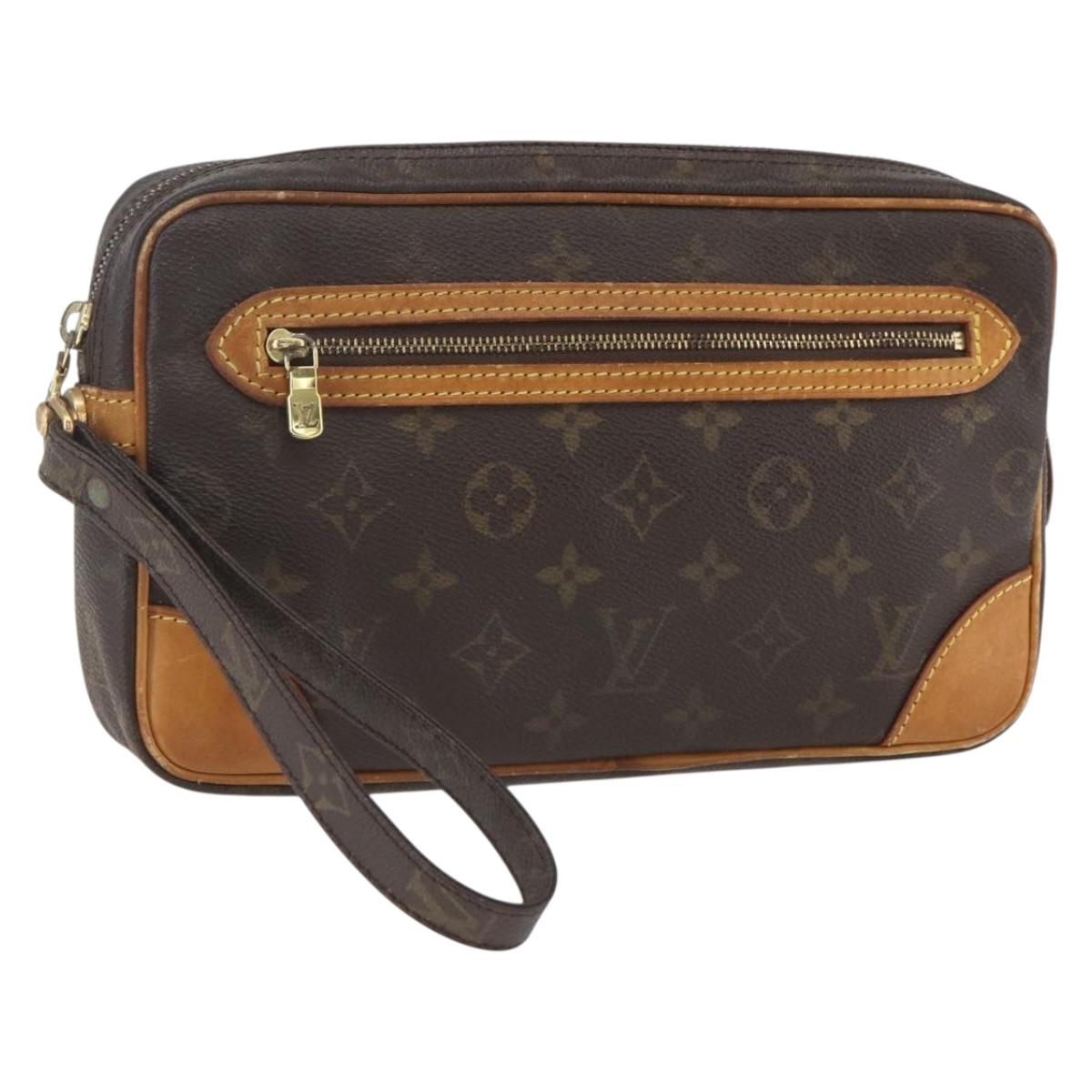 LOUIS VUITTON Monogram Marly Dragonne GM Clutch Bag M51825 LV Auth bs32933