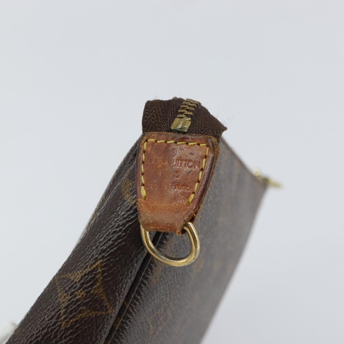 LOUIS VUITTON Monogram Pochette Accessoires Pouch M51980 LV Auth bs32934