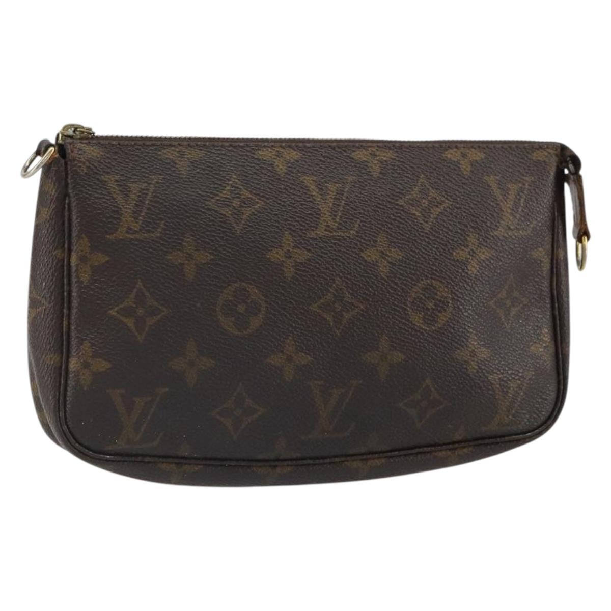 LOUIS VUITTON Monogram Pochette Accessoires Pouch M51980 LV Auth bs32934