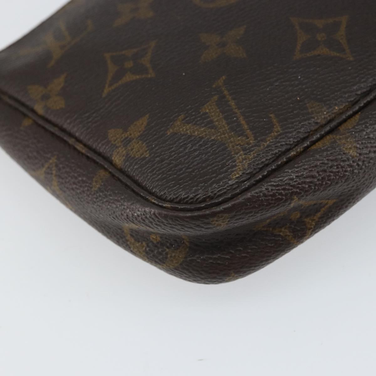 LOUIS VUITTON Monogram Pochette Accessoires Pouch M51980 LV Auth bs32934