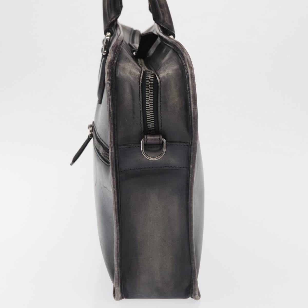 Berluti Hand Bag Leather Navy Auth bs32949
