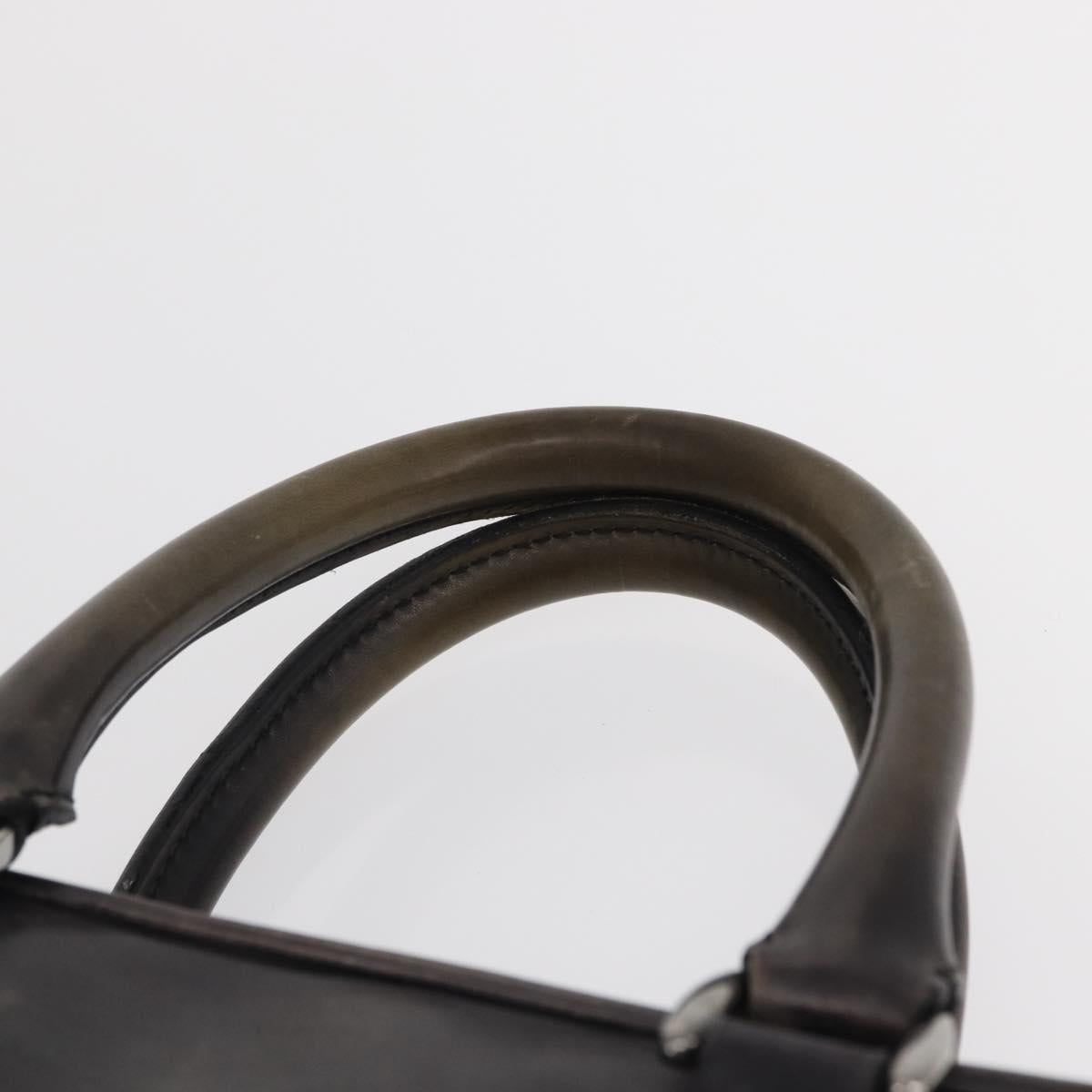 Berluti Hand Bag Leather Navy Auth bs32949