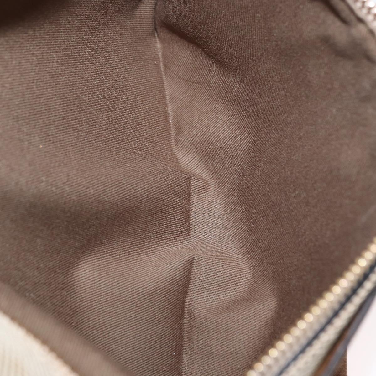 Chloe Harley Hand Bag Canvas Beige Gold Auth bs32961