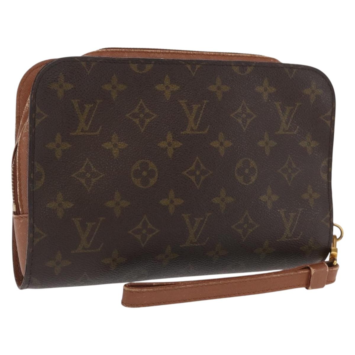 LOUIS VUITTON Monogram Orsay Clutch Bag M51790 LV Auth bs32991