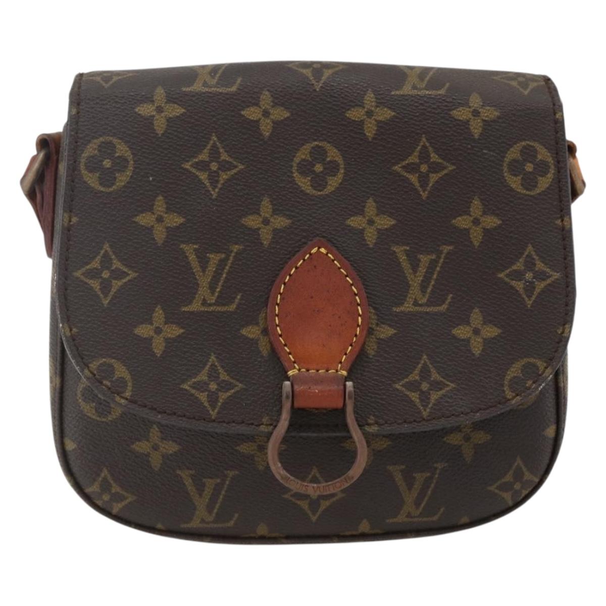 LOUIS VUITTON Monogram Saint Cloud MM Shoulder Bag M51243 LV Auth bs32995