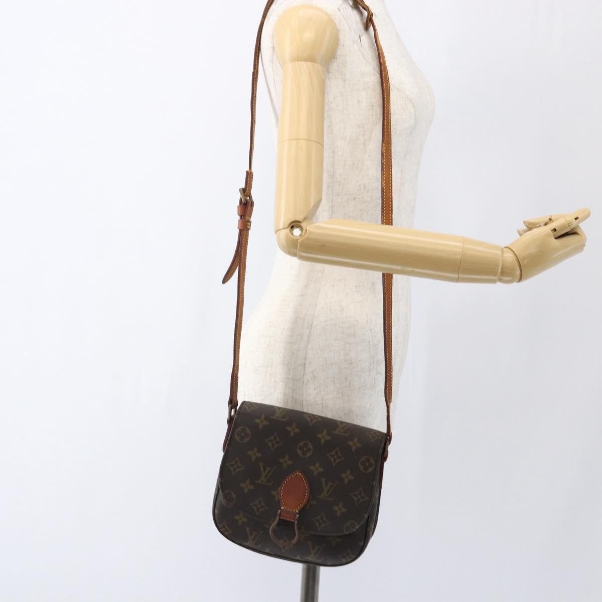 LOUIS VUITTON Monogram Saint Cloud MM Shoulder Bag M51243 LV Auth bs32995