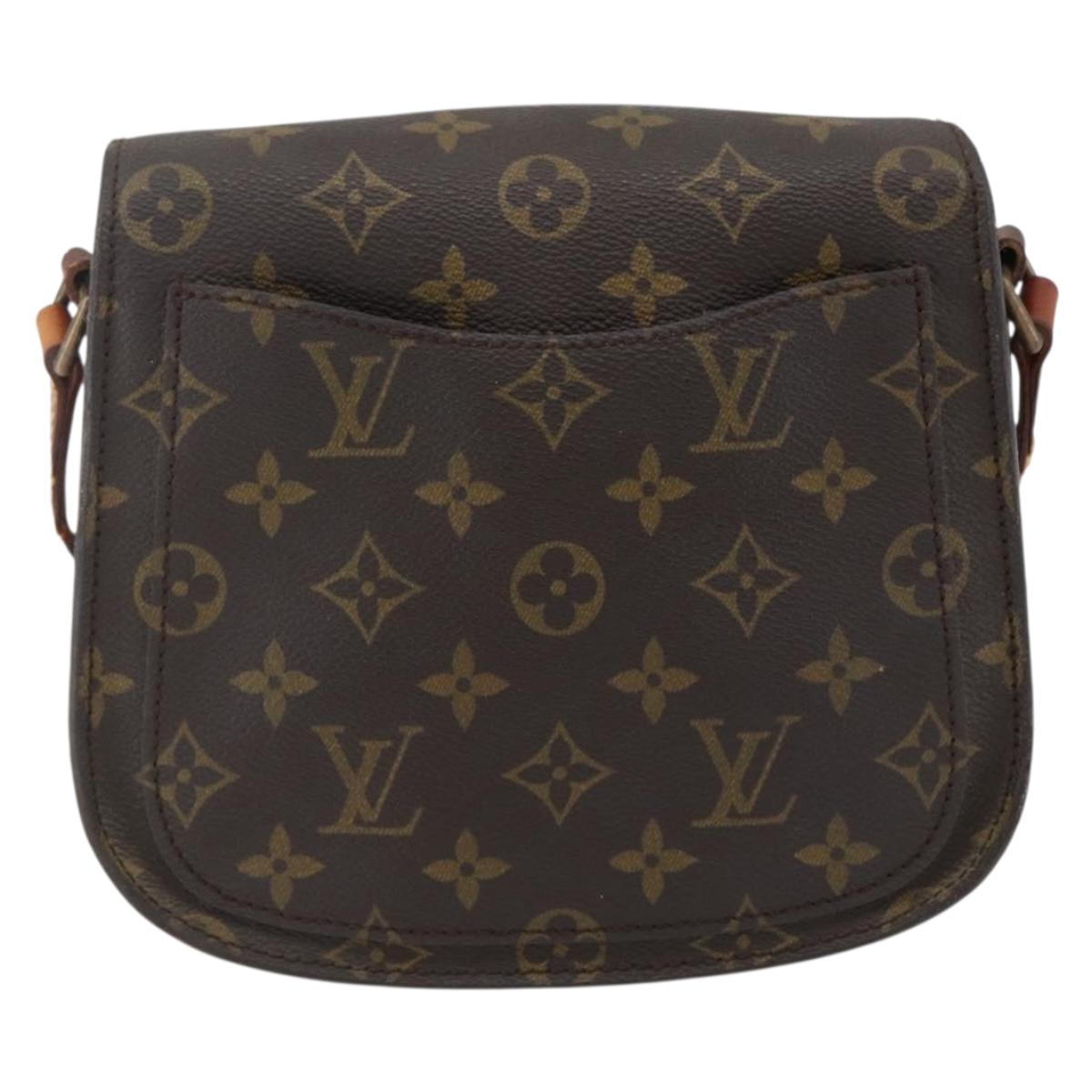 LOUIS VUITTON Monogram Saint Cloud MM Shoulder Bag M51243 LV Auth bs32995