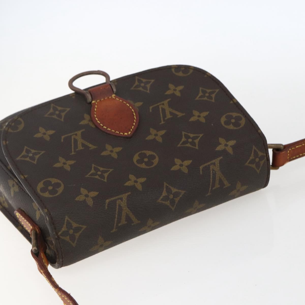 LOUIS VUITTON Monogram Saint Cloud MM Shoulder Bag M51243 LV Auth bs32995