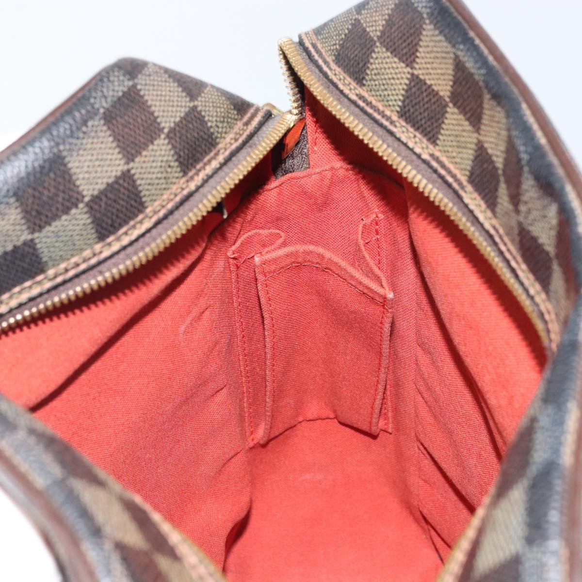 LOUIS VUITTON Damier Ebene Olaf GM Shoulder Bag N41440 LV Auth bs32996