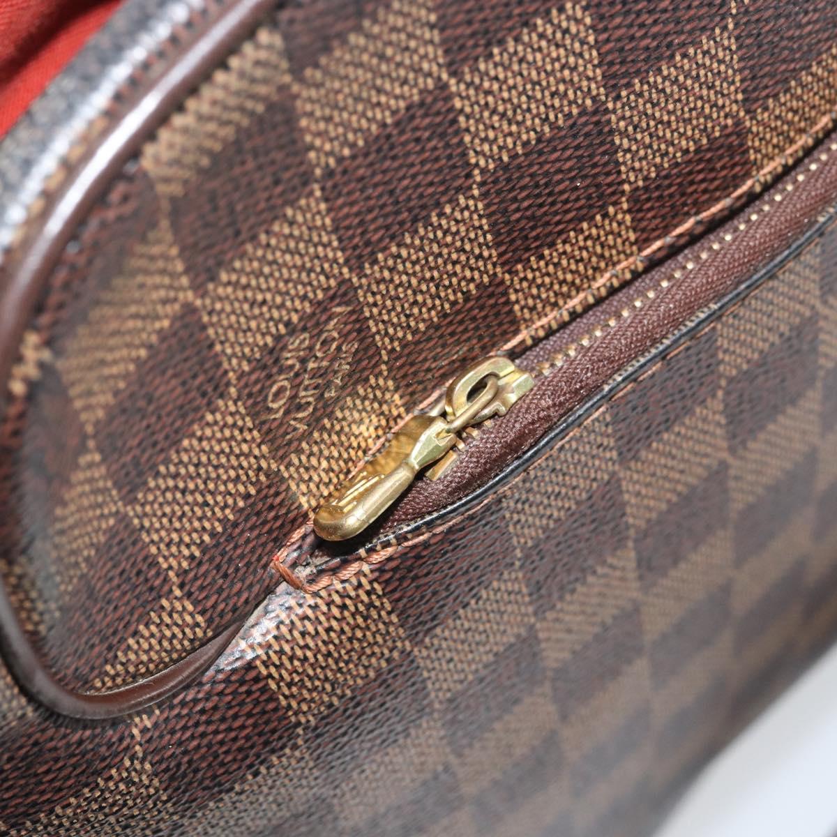 LOUIS VUITTON Damier Ebene Olaf GM Shoulder Bag N41440 LV Auth bs32996