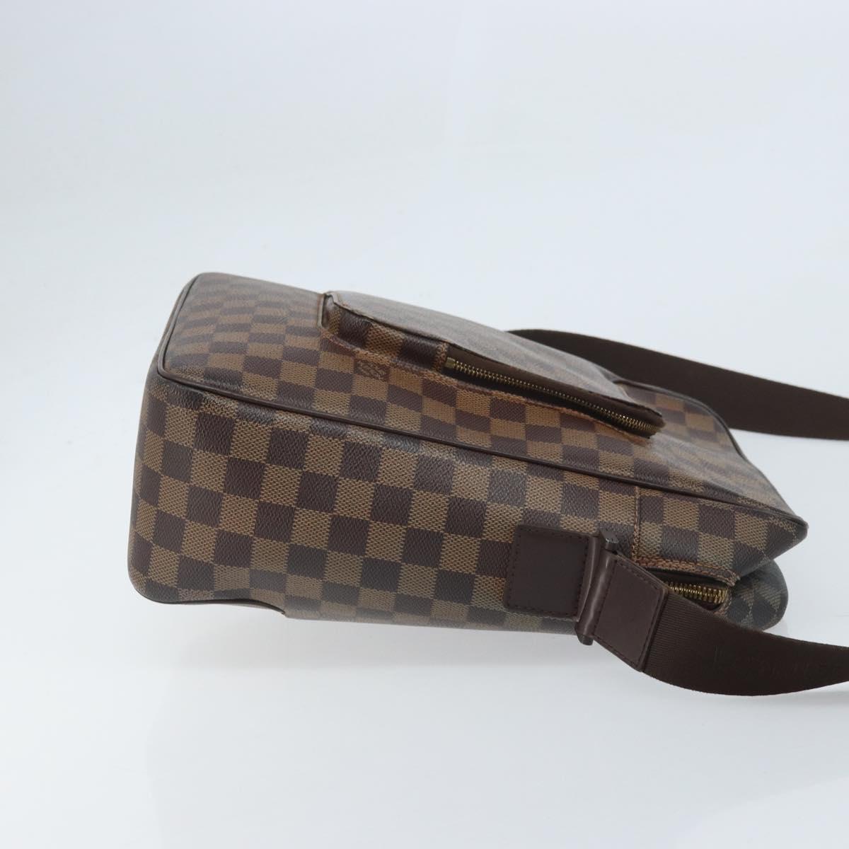 LOUIS VUITTON Damier Ebene Olaf GM Shoulder Bag N41440 LV Auth bs32996