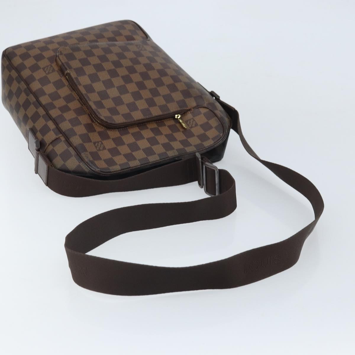 LOUIS VUITTON Damier Ebene Olaf GM Shoulder Bag N41440 LV Auth bs32996
