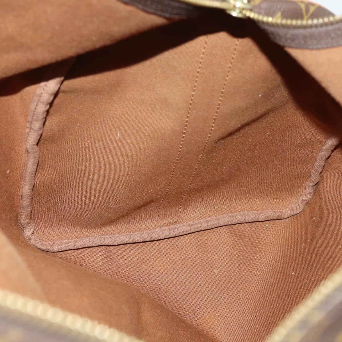 LOUIS VUITTON Monogram Keepall Bandouliere 55 Boston Bag M41414 LV Auth bs33008