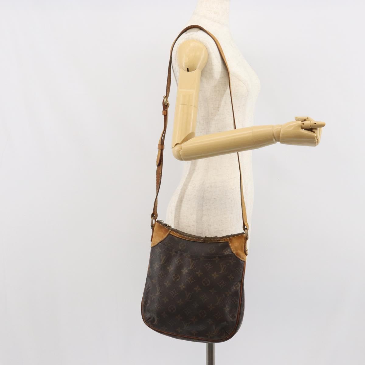 LOUIS VUITTON Monogram Odeon PM Shoulder Bag M56390 LV Auth bs33011