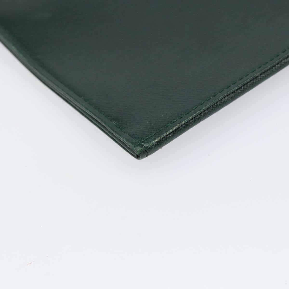 LOUIS VUITTON Taiga Posh Papier Clutch Bag Epicea M64338 LV Auth bs33012