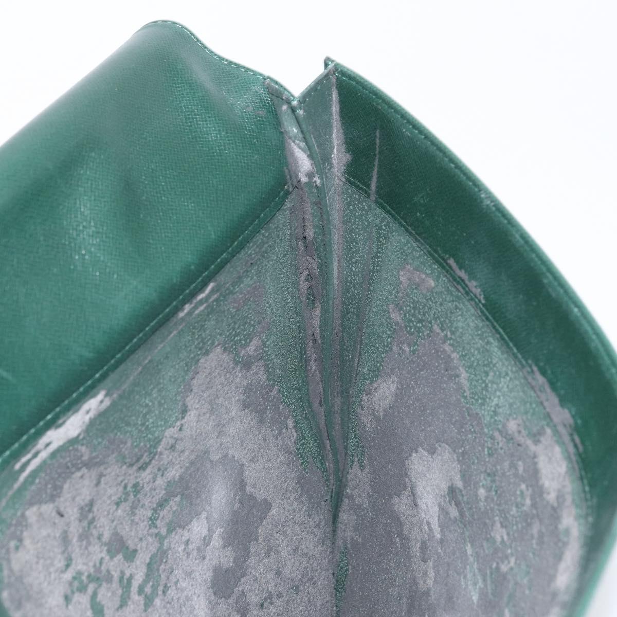 LOUIS VUITTON Taiga Posh Papier Clutch Bag Epicea M64338 LV Auth bs33012