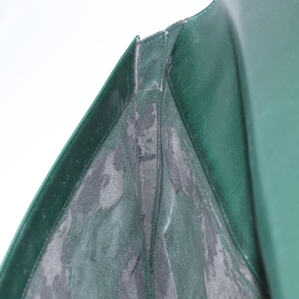 LOUIS VUITTON Taiga Posh Papier Clutch Bag Epicea M64338 LV Auth bs33012