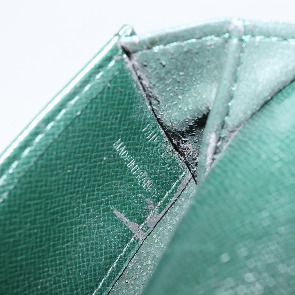 LOUIS VUITTON Taiga Posh Papier Clutch Bag Epicea M64338 LV Auth bs33012